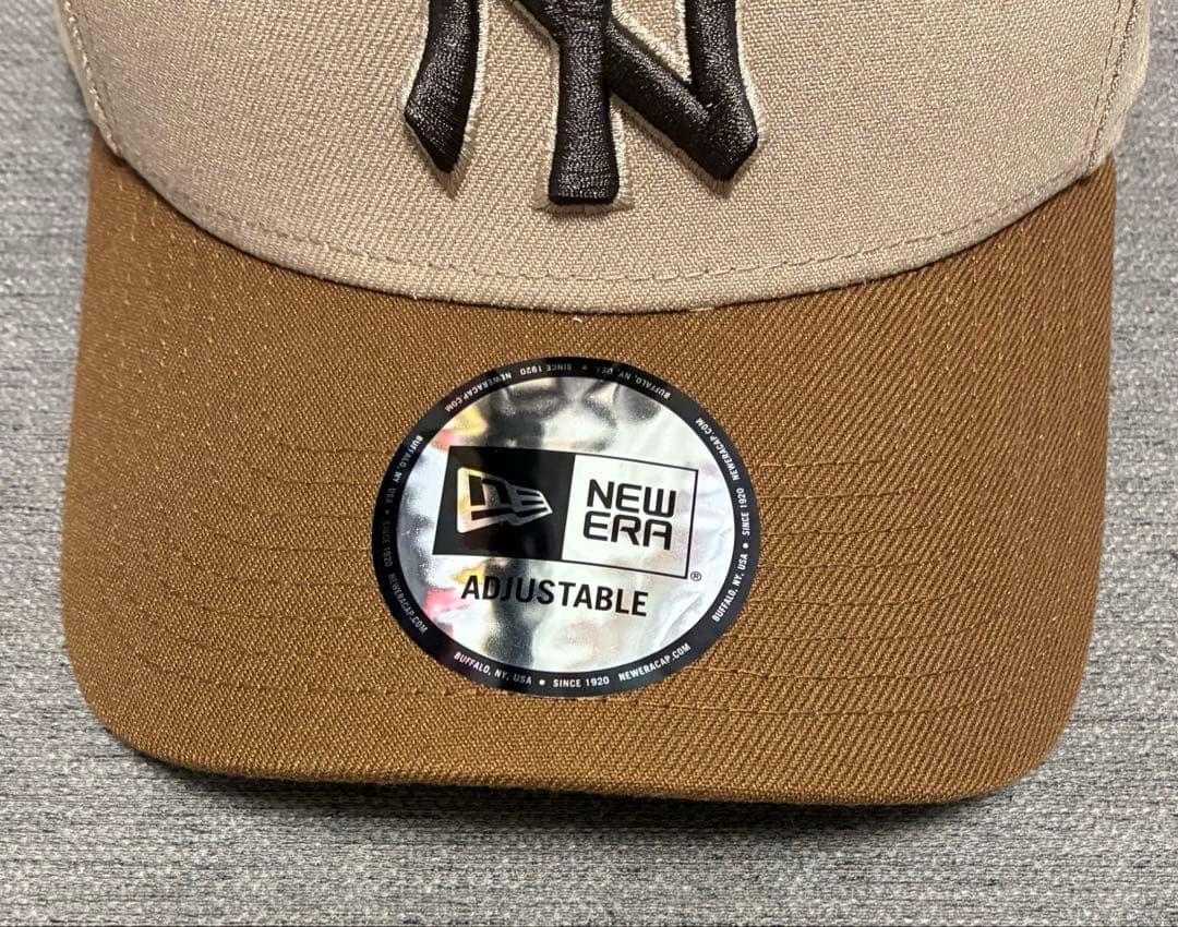ニューエラ キャップ　カスタム　アイスラテ コーヒー　ニューヨークヤンキース