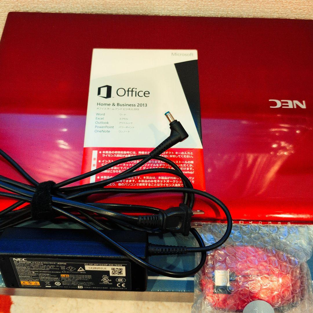 美品【NEC】 ノートパソコ Lavie クリーンインストール済み