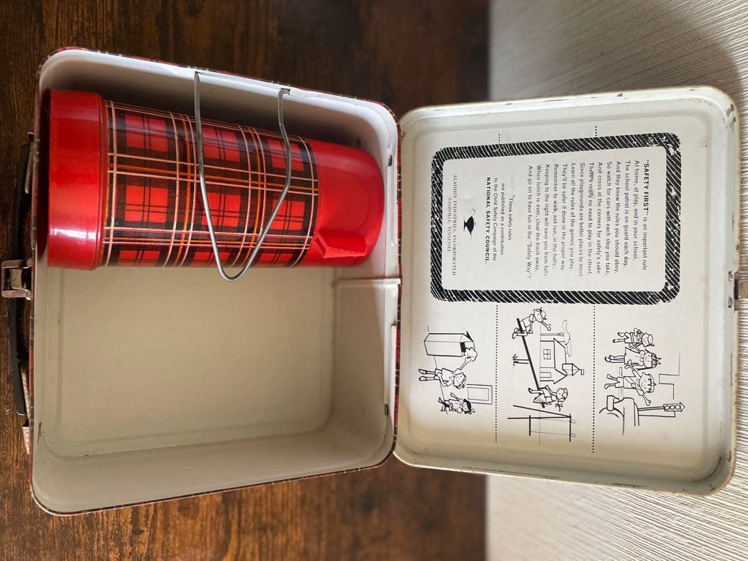 レトロ タータンチェック 弁当箱