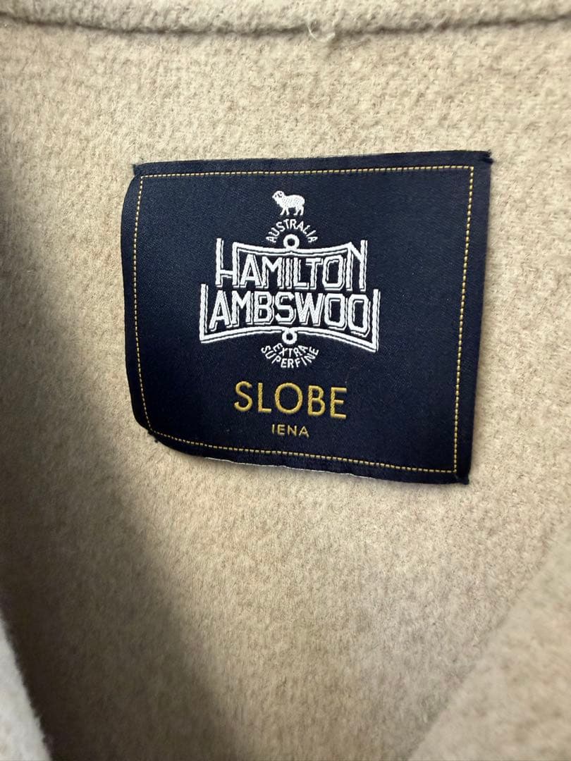 スローブ イエナ HAMILTON ダブルフェイスウールショートコート