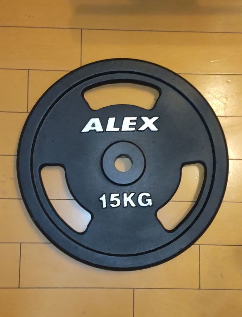 美品 ALEX 15kgプレート2枚 28mm 用