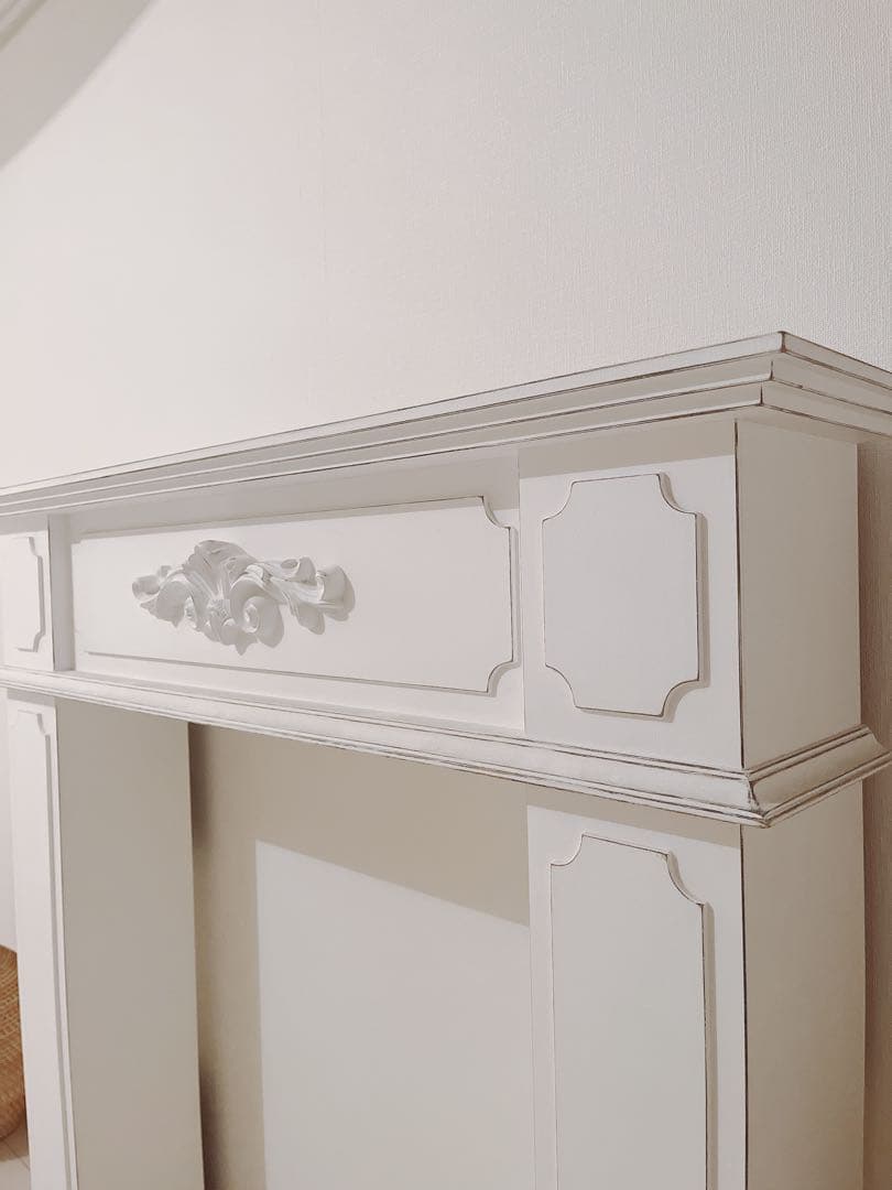 【お値下げ】シャビーシック組み立て式　コンソール　マントルピース　アンティーク調