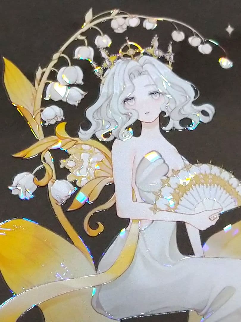 J752＃纯白祷告(贝壳光)巫女sama切り売り海外人物マステ女の子