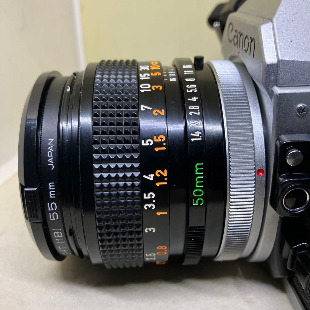 Canon AE-1とFD 50mm F1.4 S.S.Cのセットになります。