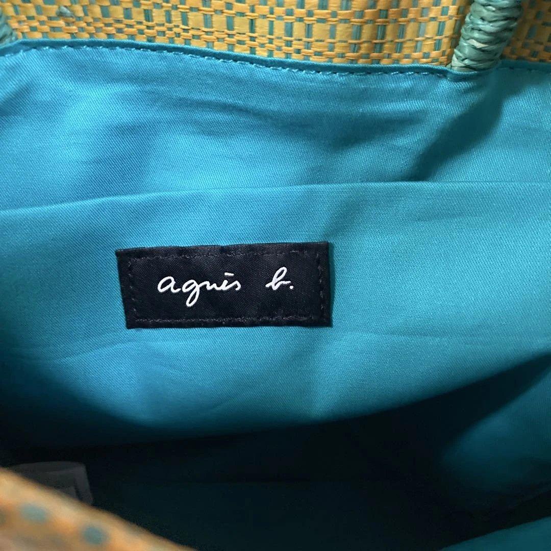 《クローバー》新品未使用アニエスベー　かごバッグ　マダガスカルトートバッグ