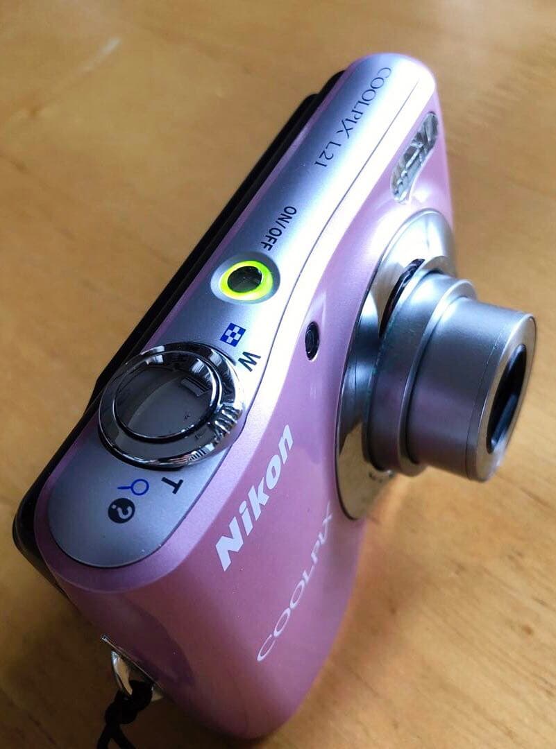 美品 NIKON COOLPIX L21 クールピクス ピンク デジカメ
