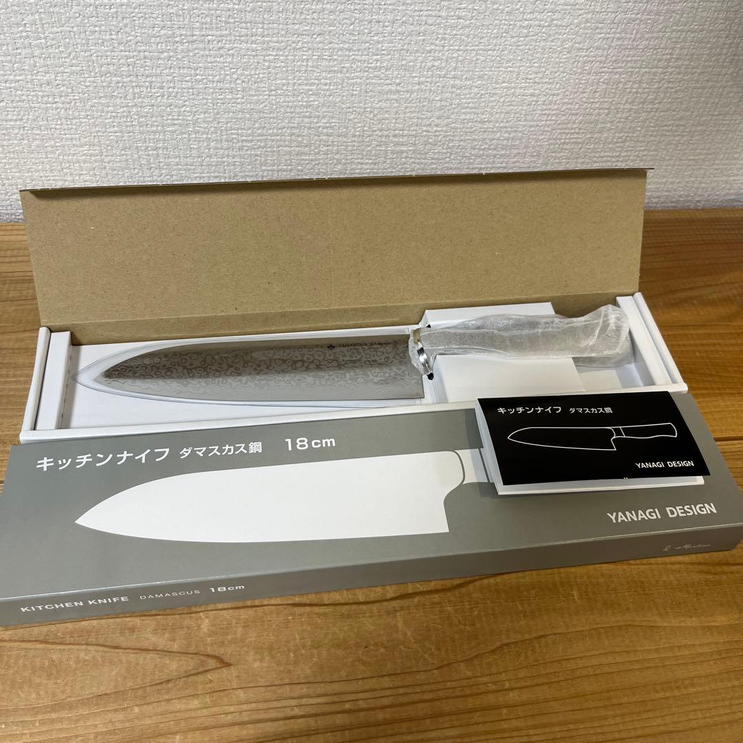 柳宗里　キッチンナイフ　包丁　ダマスカス鋼　新品　未使用　早い者勝ち