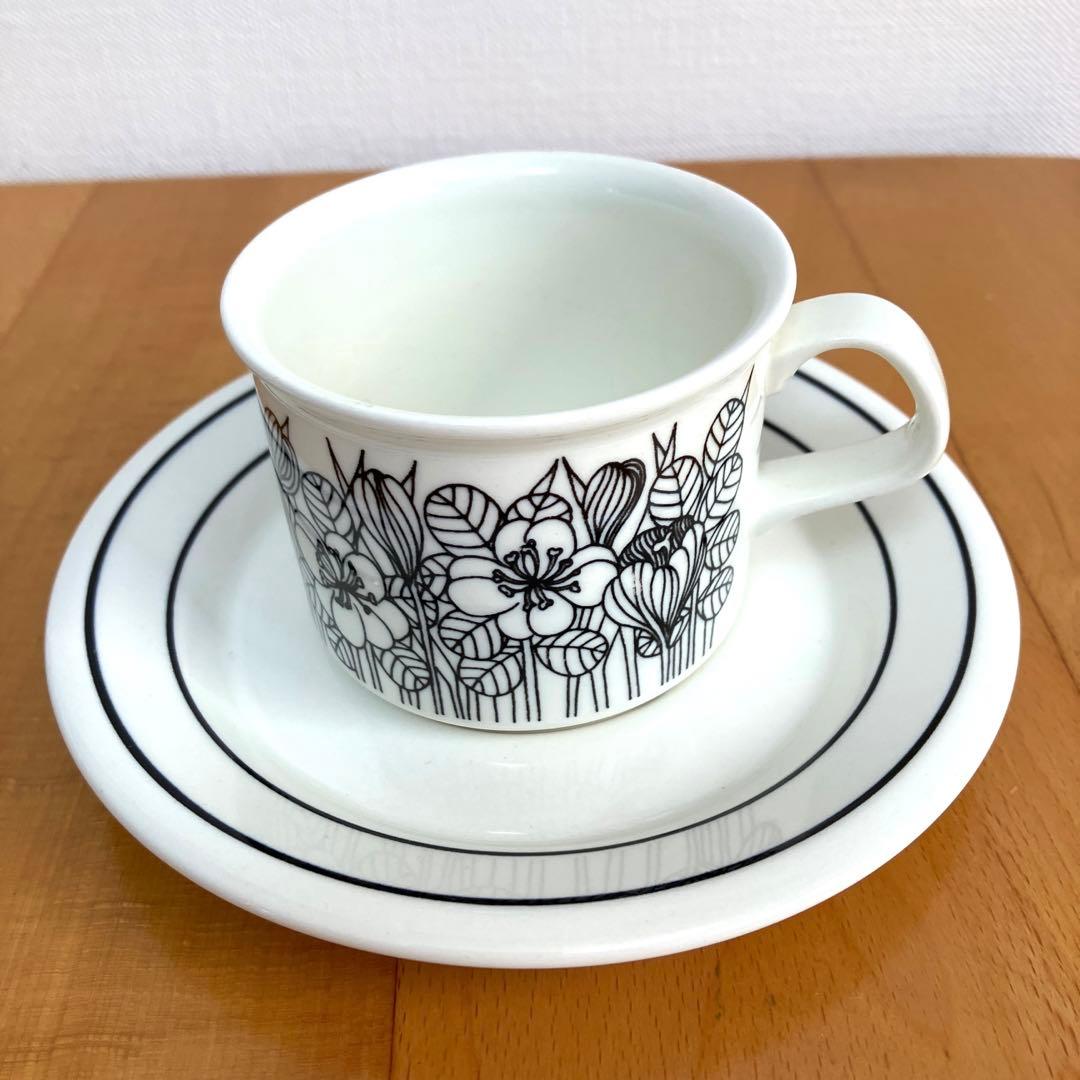 ARABIA ヴィンテージ krokus/クロッカス C&S 2客