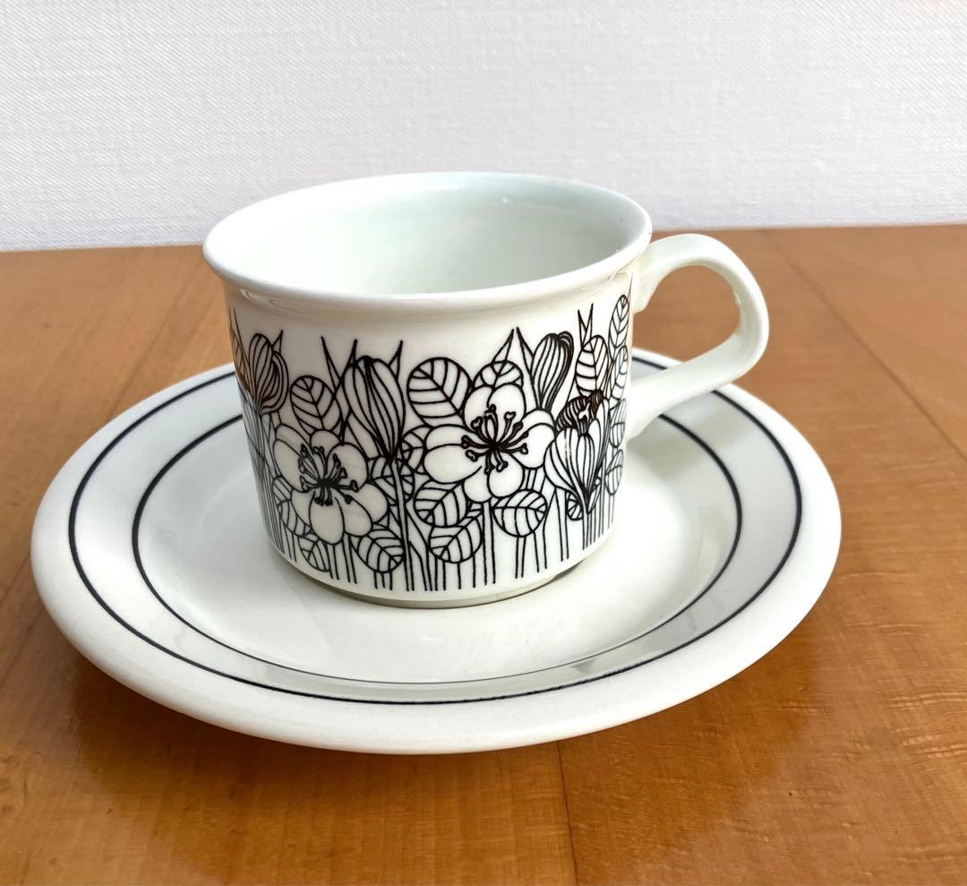 ARABIA ヴィンテージ krokus/クロッカス C&S 2客