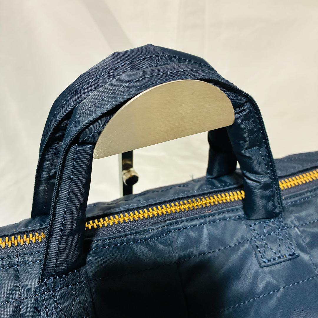 極美品！ ポーター タンカーショート ヘルメットバッグ アイアンブル 2WAY