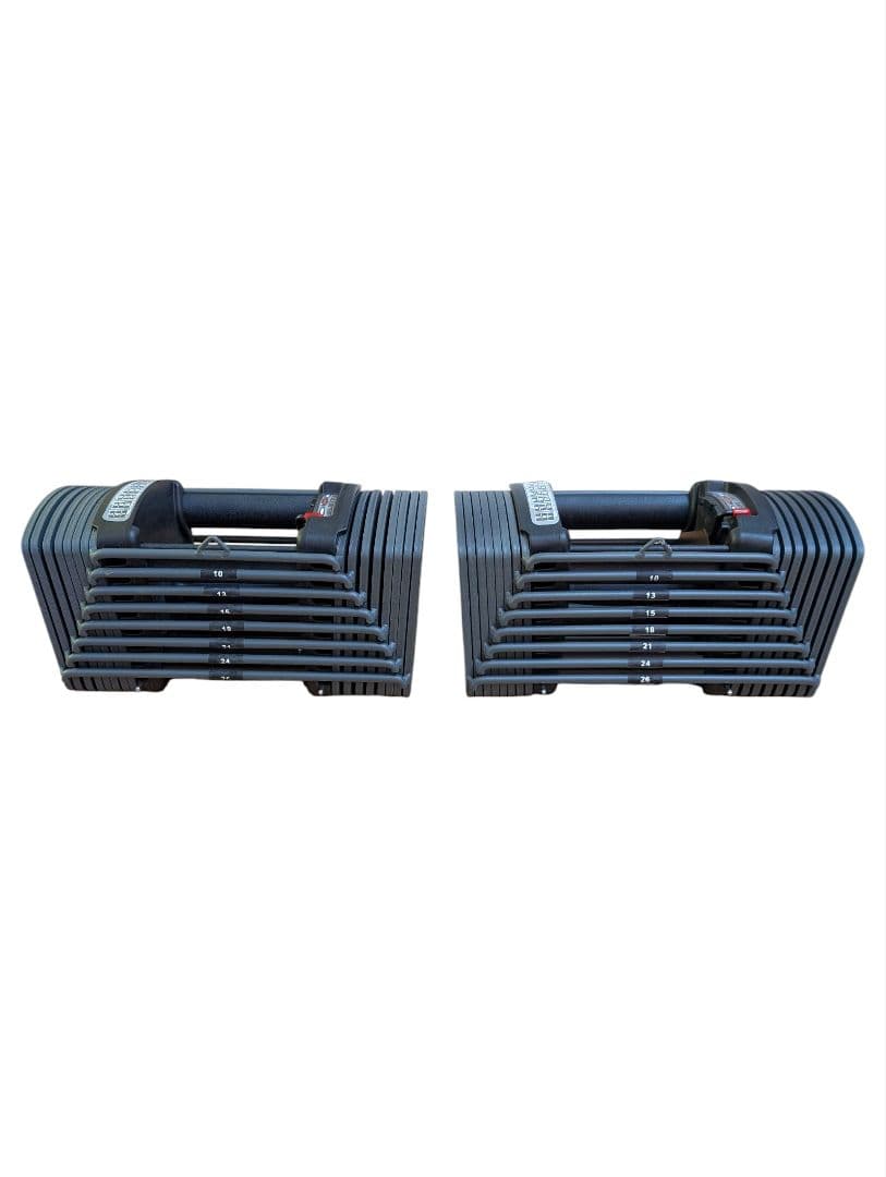 【2個セット】TOP FILM 可変式ダンベル 26kg×2個 ブロックダンベル