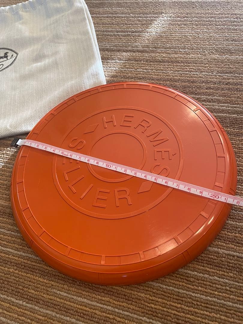 HERMES 犬用フリスビー　〈ウフ〉袋付き