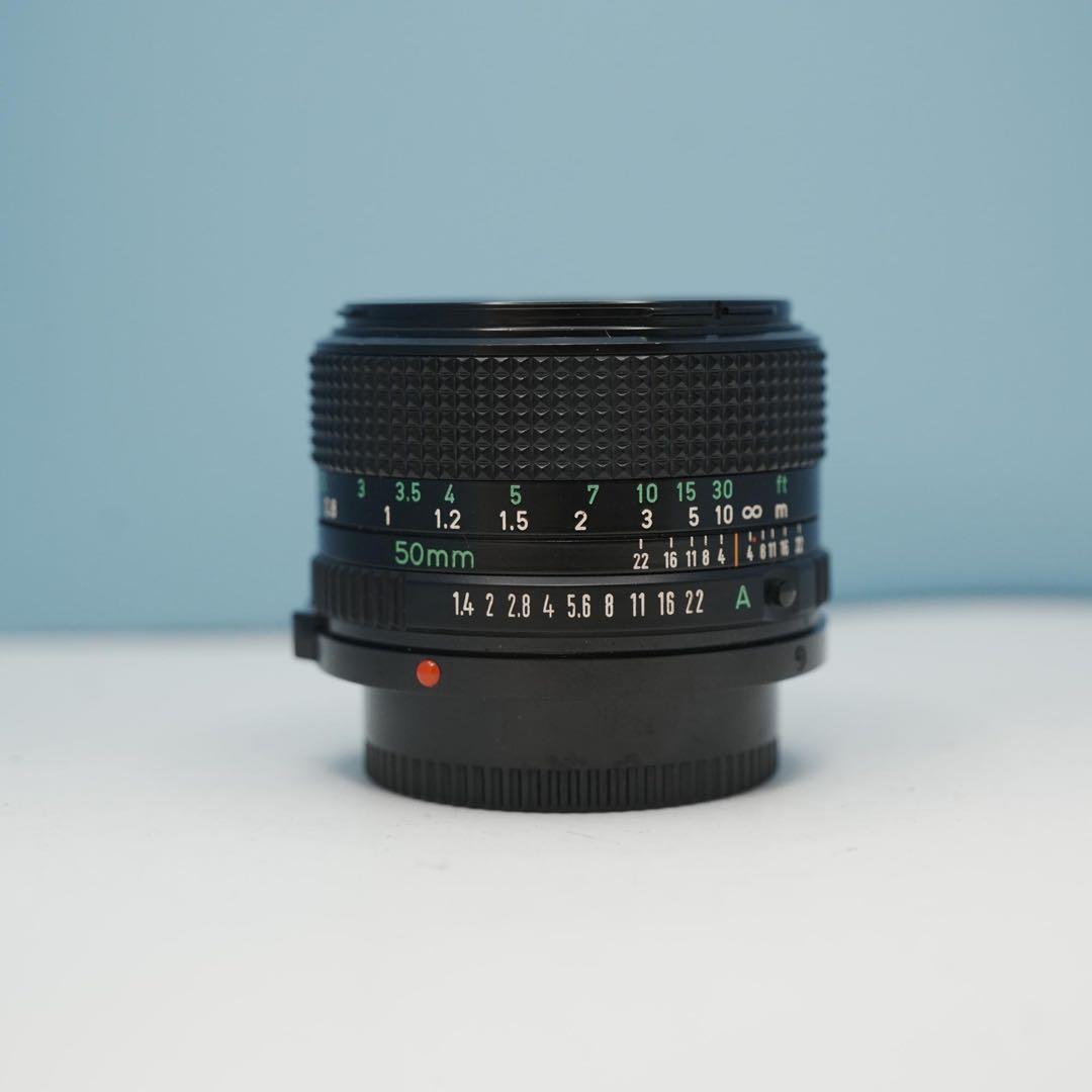 Canon純正 FD 50mm F1.4 オールドレンズ 美品 a3996