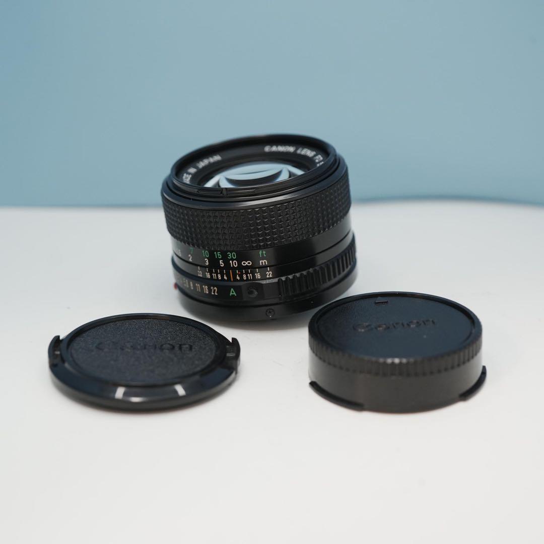 Canon純正 FD 50mm F1.4 オールドレンズ 美品 a3996