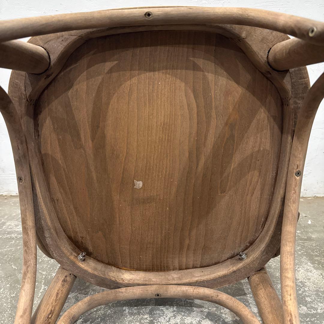 aビンテージ　ダイニングチェア　カフェチェア　剥離