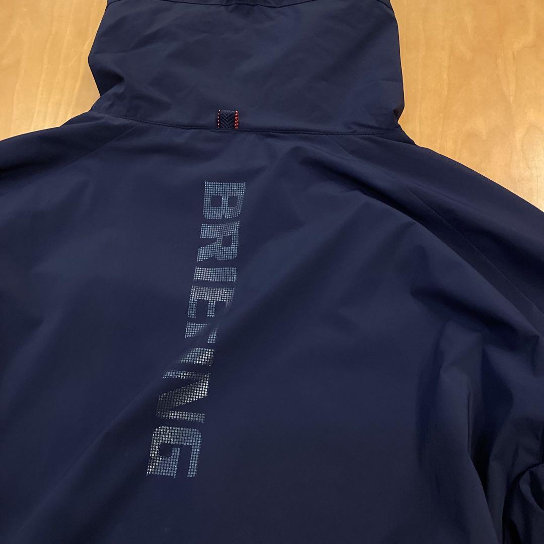 新品　BRIEFING　正規品　MS WIND HOODIE ネイビーL