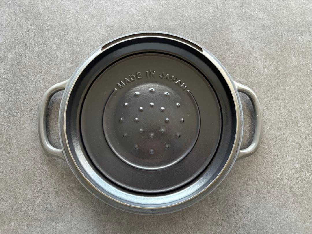 【バーミキュラ】ライスポットミニ PH19Aトリュフグレー 3合炊き レシピ本付