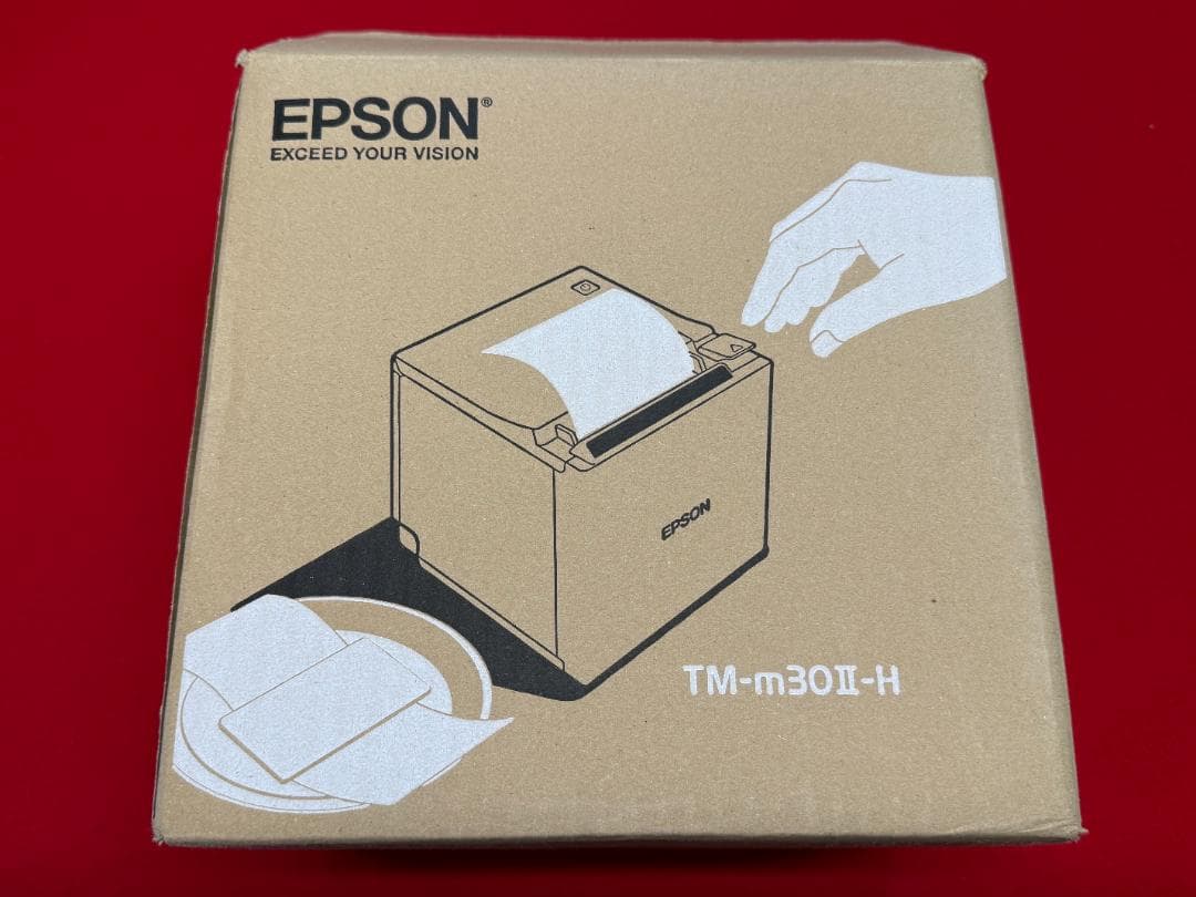 使用極少 EPSON TM-m30Ⅱ-H ブラック レシートプリンター ⑯