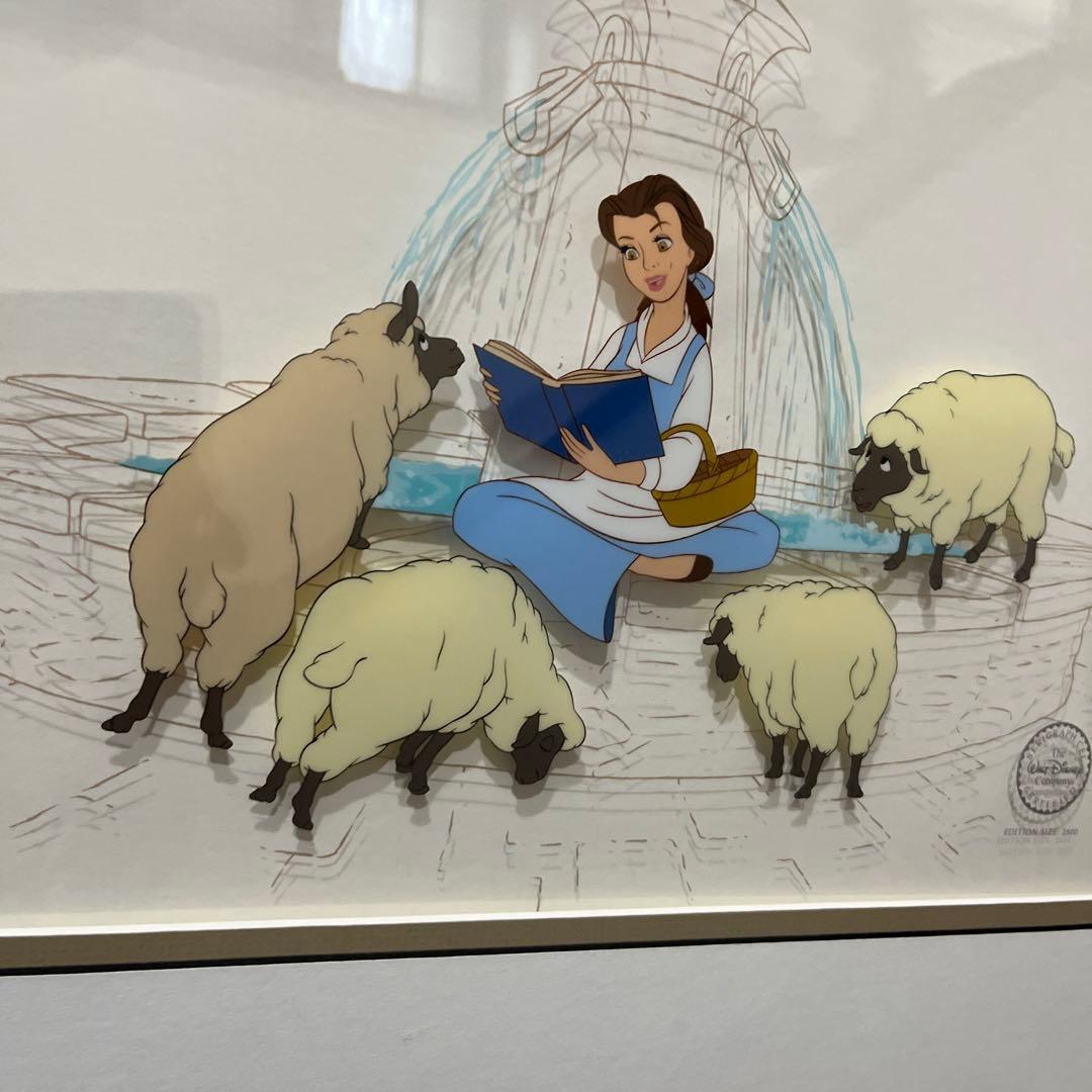 ディズニー　美女と野獣　セル画 2500枚限定　1990年代