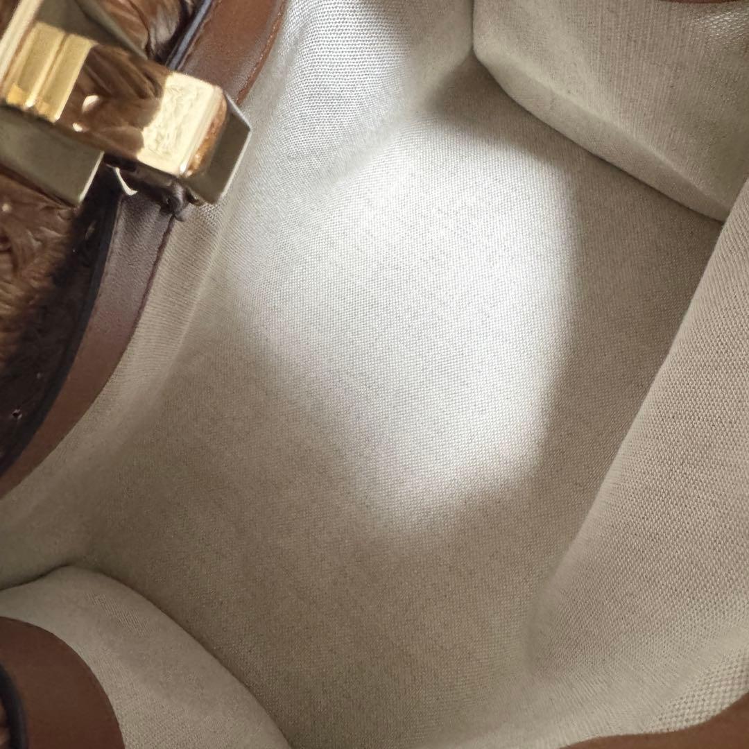 【未使用級】サルヴァトーレフェラガモ Studio Box bag ガンチーニ