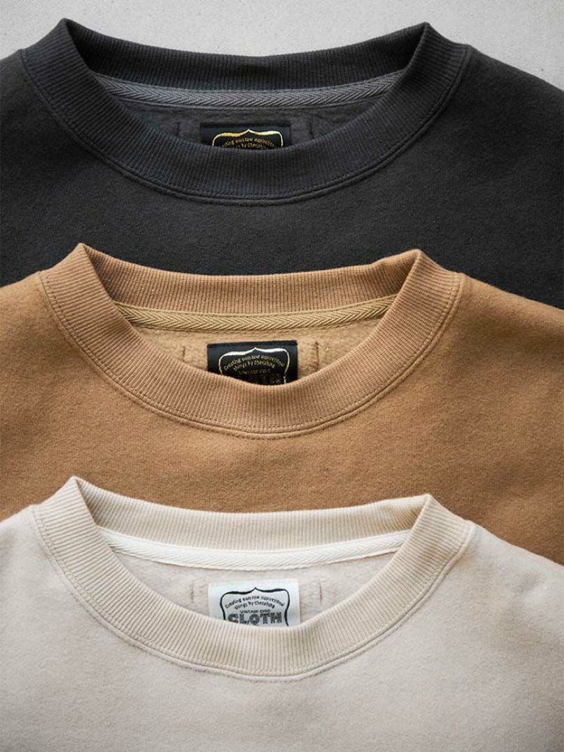 ハグオーワー 裏起毛ドロップショルダートレーナー ミルクティー 新品