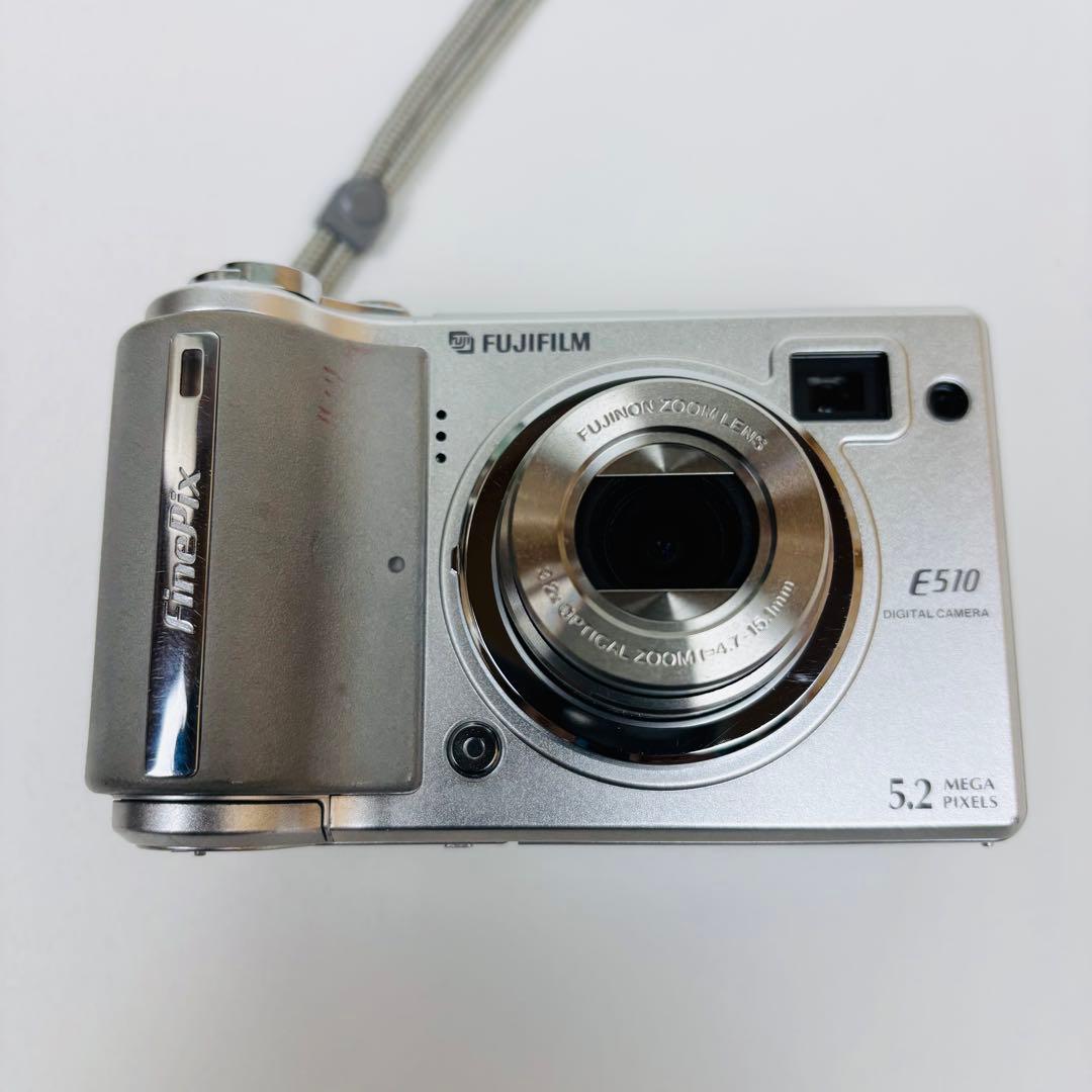 【美品】FUJIFILM finepix E510 オールドコンデジ　市販電池