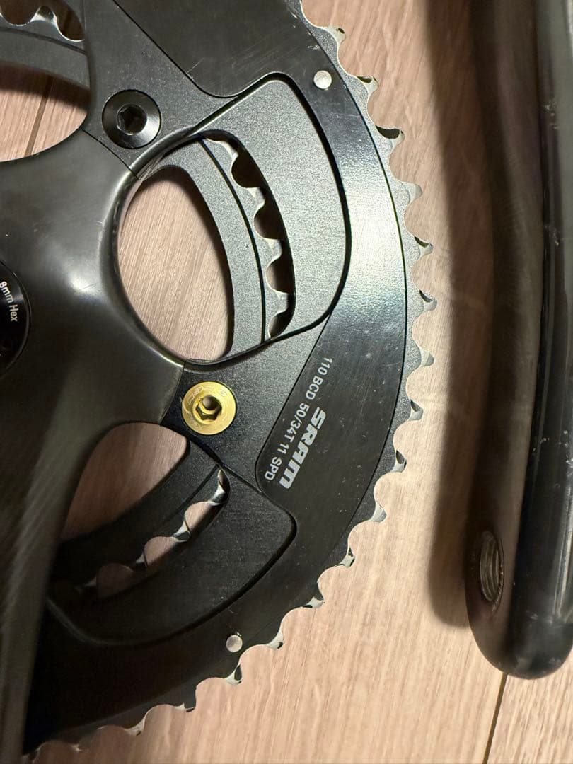 スラムレッド　カーボンクランク　BB30 170mm