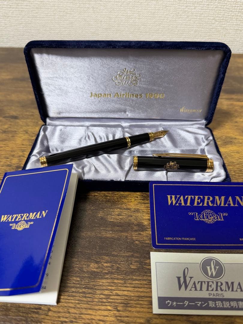 新品　非売品　JAL　グローバルクラブ　1990 F 18k ゴールド　万年筆