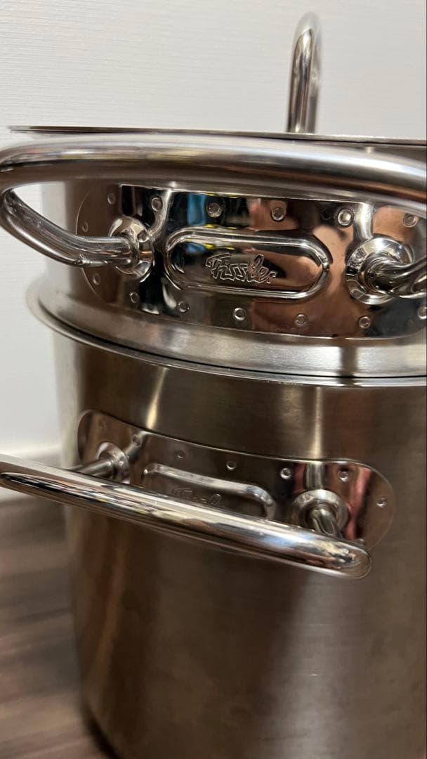 フィスラー パスタ鍋 両手鍋 蓋付き