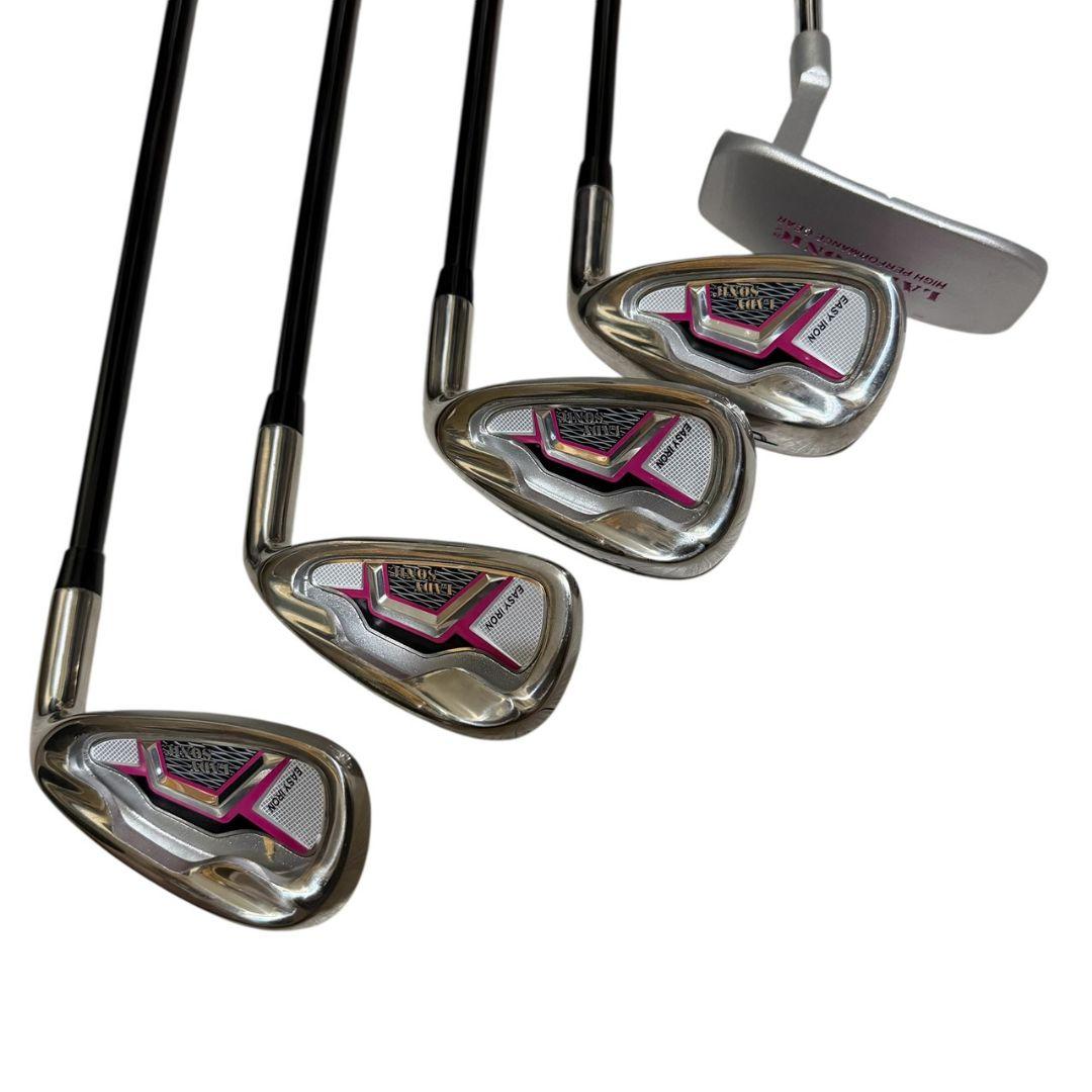 【美品】 LADY SONICレディース ゴルフクラブセット キャディバッグ付