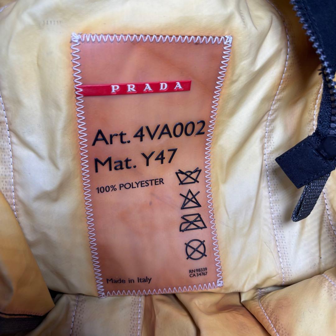 プラダ プラダスポーツ トートバッグ 肩掛け ナイロン A4収納 軽量 ブラック