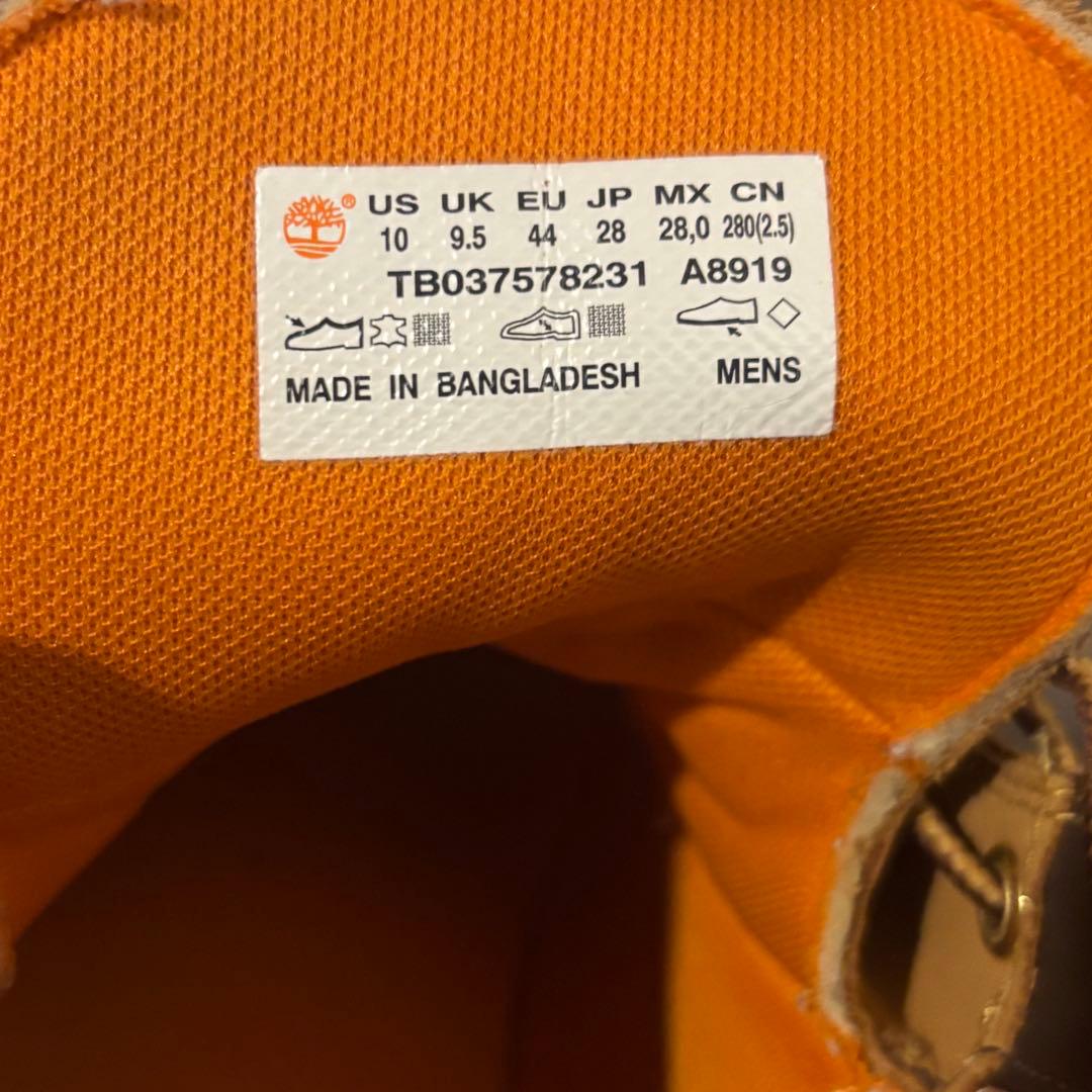 Timberland ベージュ ハイカットブーツ 10 US