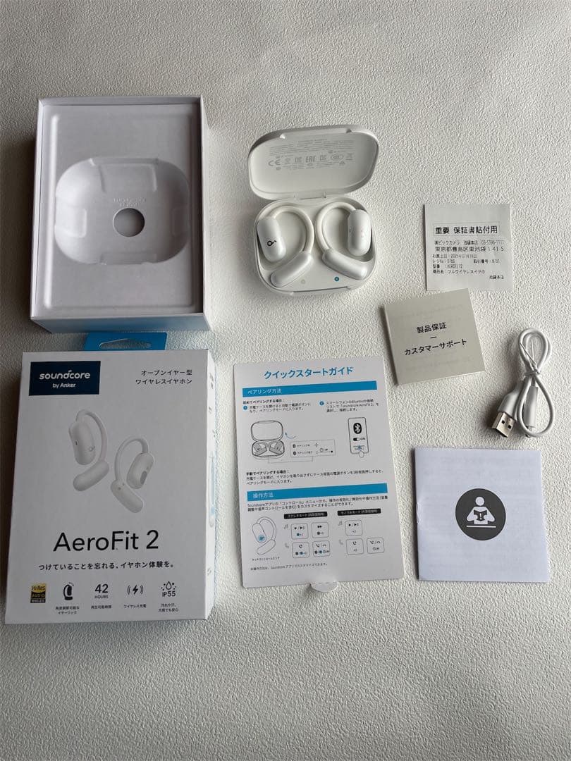 美品　Anker Soundcore AeroFit 2
