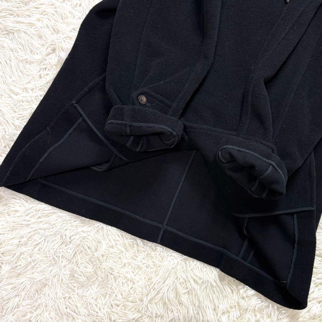 【美品】Y's ヨウジヤマモト ダッフルコート ダブル ロング丈 黒 97AW