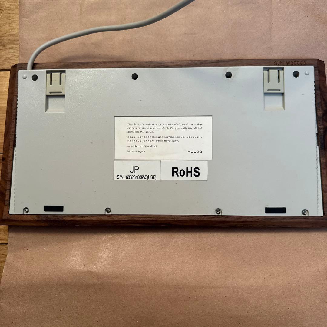 HACOO 木製 キーボード　USB接続