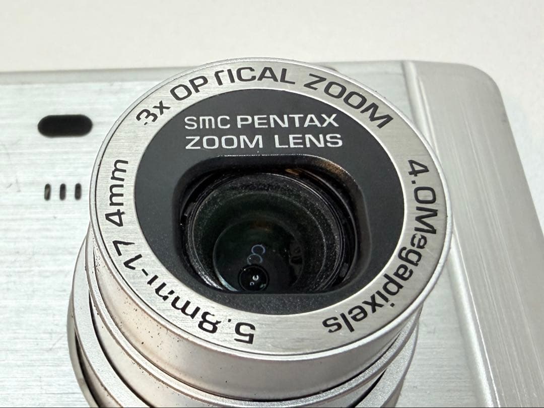 PENTAX Optio S40コンパクトデジタルカメラ　シルバー