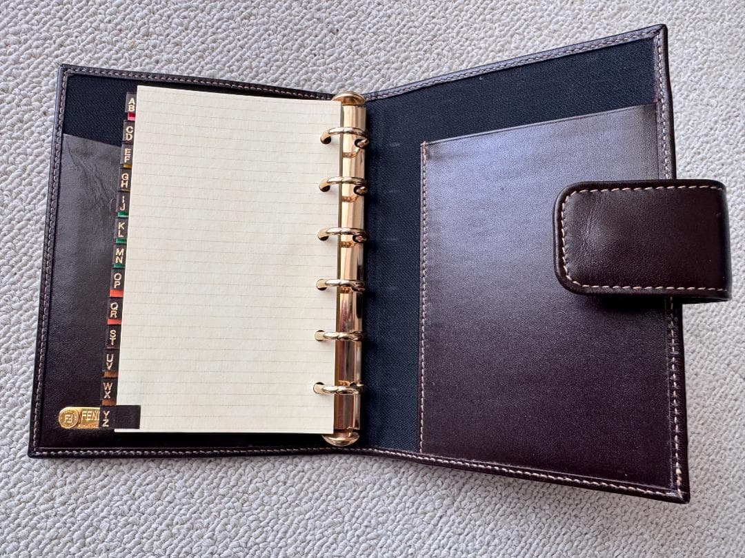 FENDI フェンディ ズッカ柄 手帳 用紙付き ヴィンテージ品