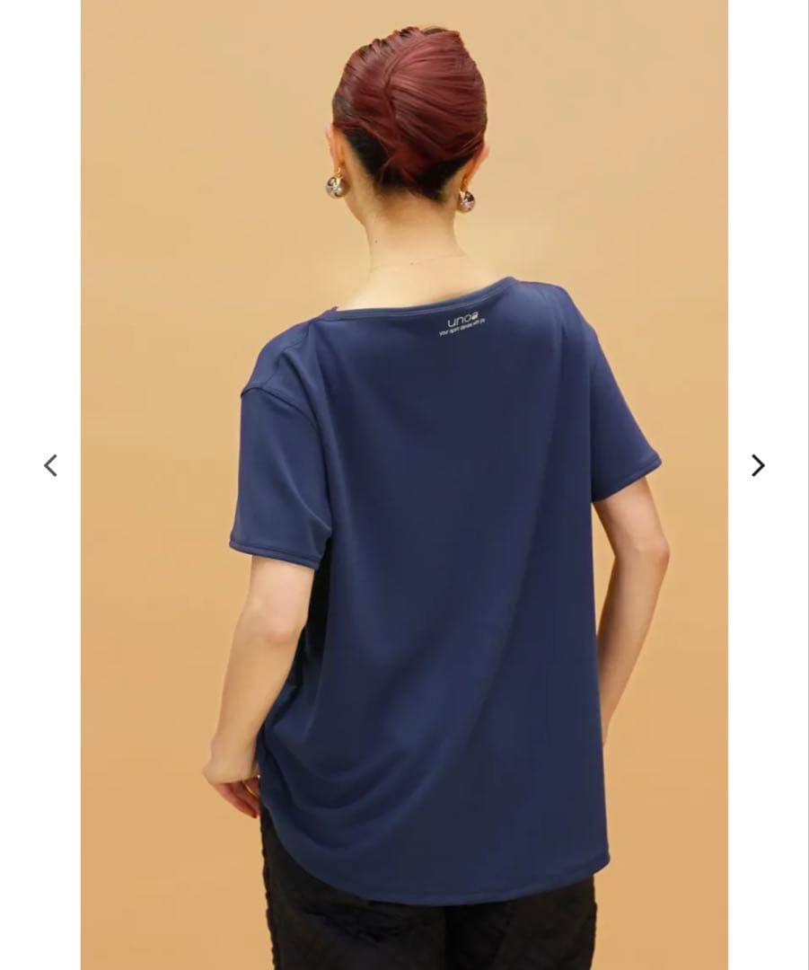 お得 新品 unoa ブルー Tシャツ ウノア バレエ