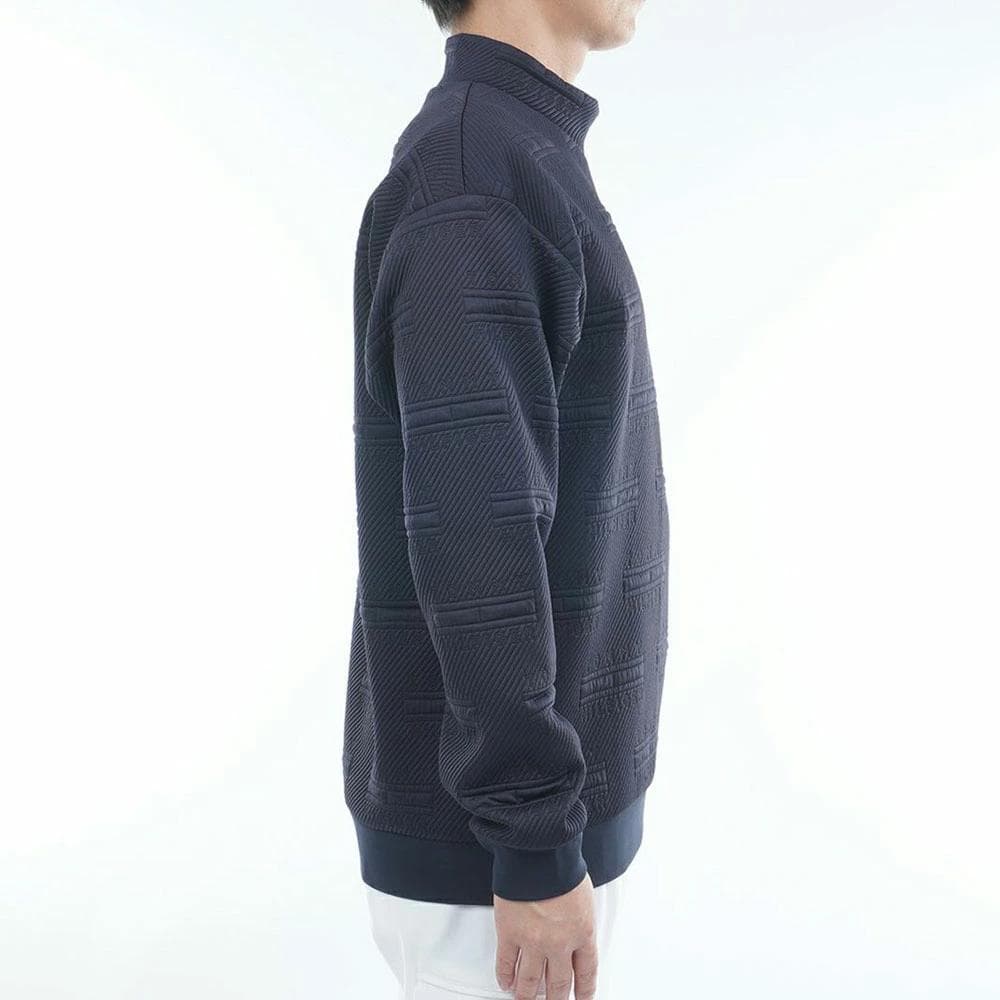 トミーヒルフィガー モックネックスウェット【L寸】ネイビー thma575