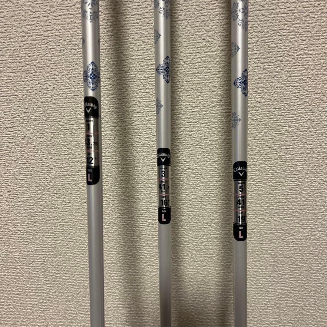 Callaway PARADYM Ai SMOKE ドライバー ３Ｗ　５Ｗ