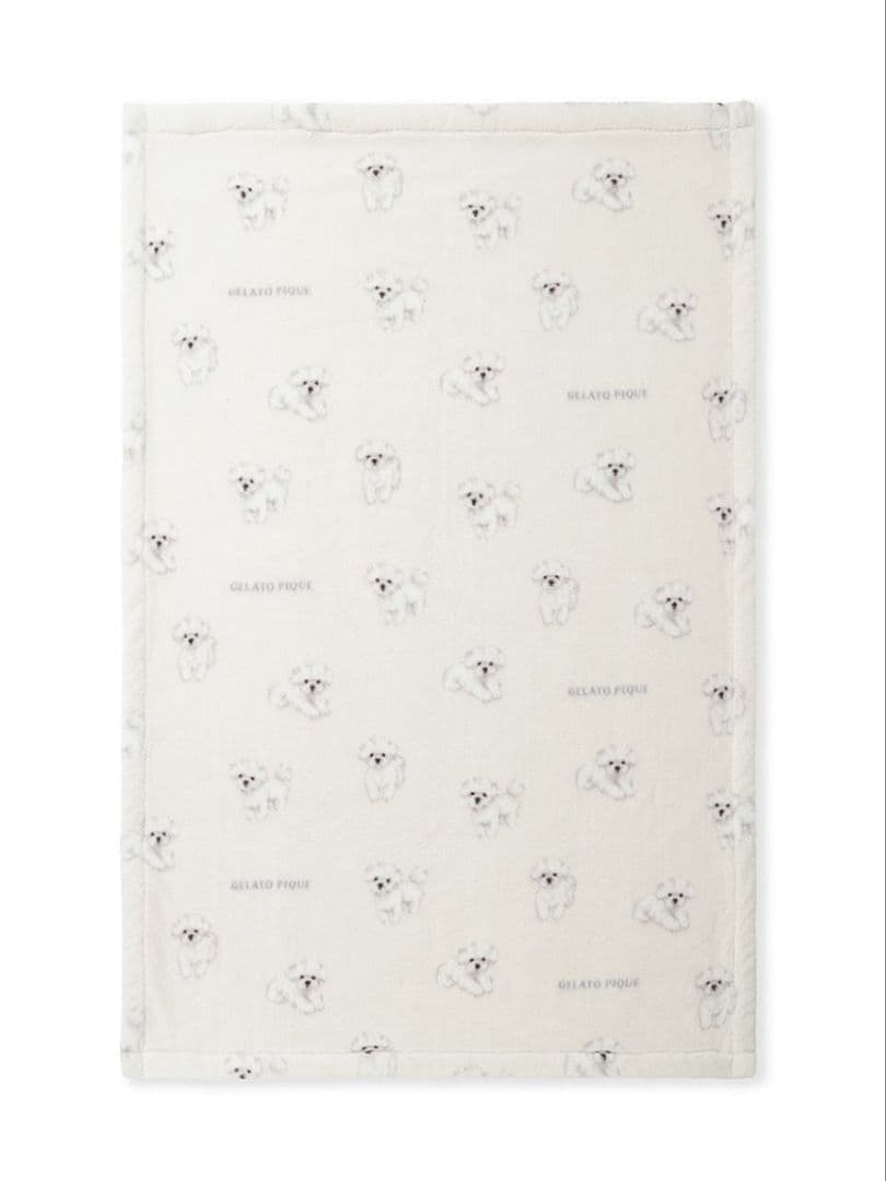【完売】正規品♡新品未開封♡ジェラートピケ♡ドッグ柄プリント毛布♡マルチーズ