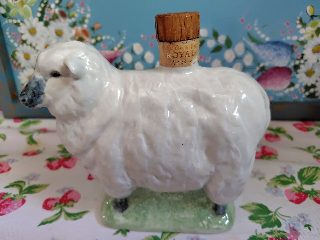 【未開栓】サントリー　1991 未　ひつじ　干支ボトル　陶器　ローヤル