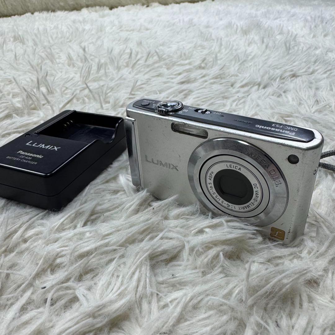 【動作確認済み】Panasonic DMC-FS3 シルバー　コンパクトデジカメ