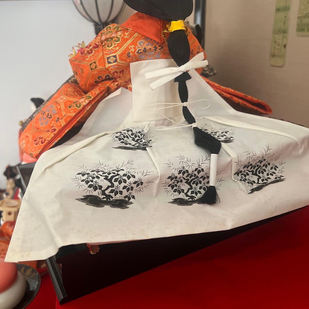 【値下げ】雛人形　7段飾り　漆塗り