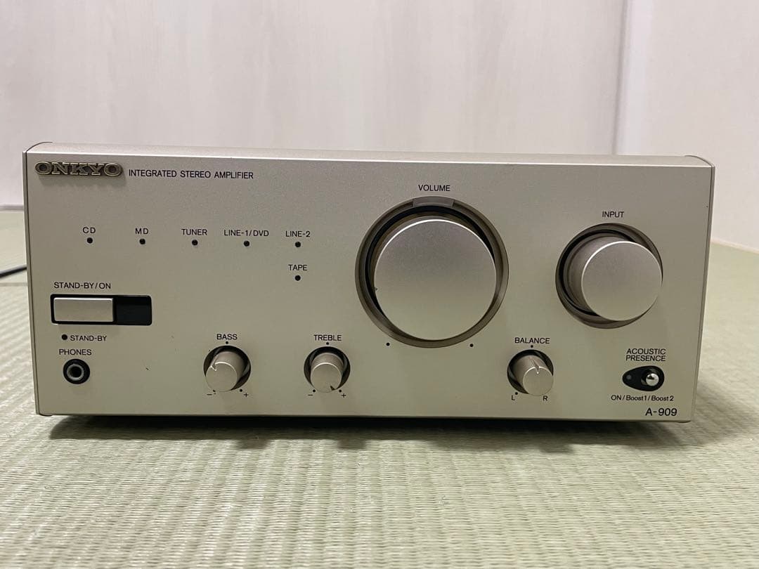 ONKYO A-909　MD-105 ミニコンポ シルバー　即日発送！