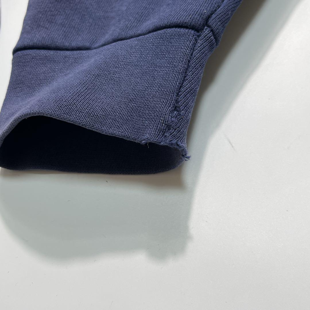 90s ナイキ USA製 スウェット 白タグ XL 紺 ワンポイント 7644