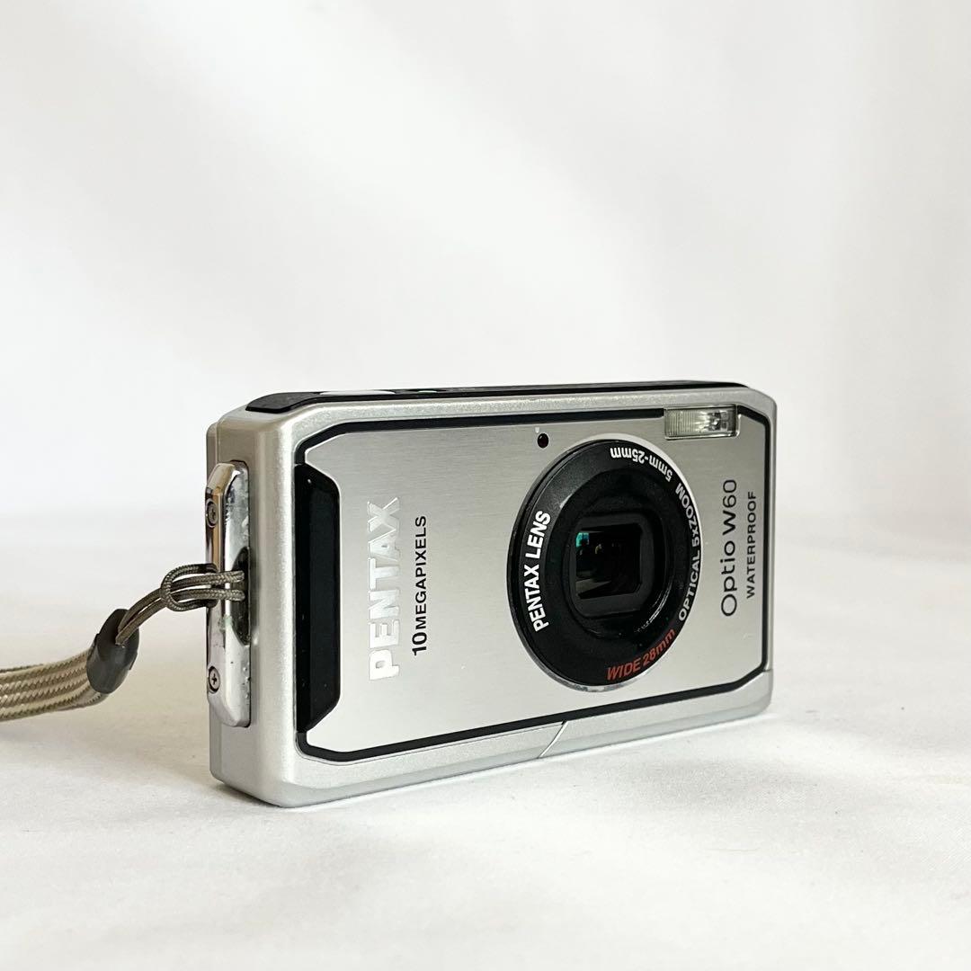 【完動品】PENTAX Optio W60 デジタルカメラ 動作確認済み