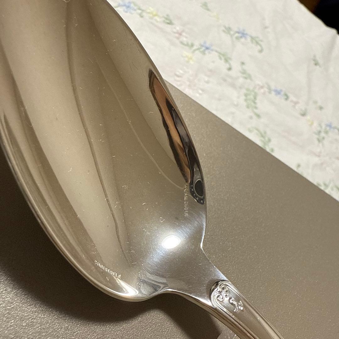 クリストフル　スターリングシルバーテーブルスプーン　マルメゾン