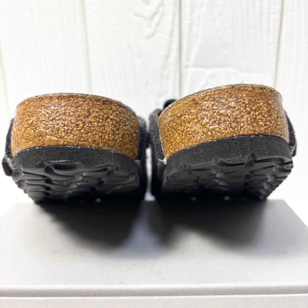 美品 ビルケンシュトック ボストン フェルト 37 24cm グレー