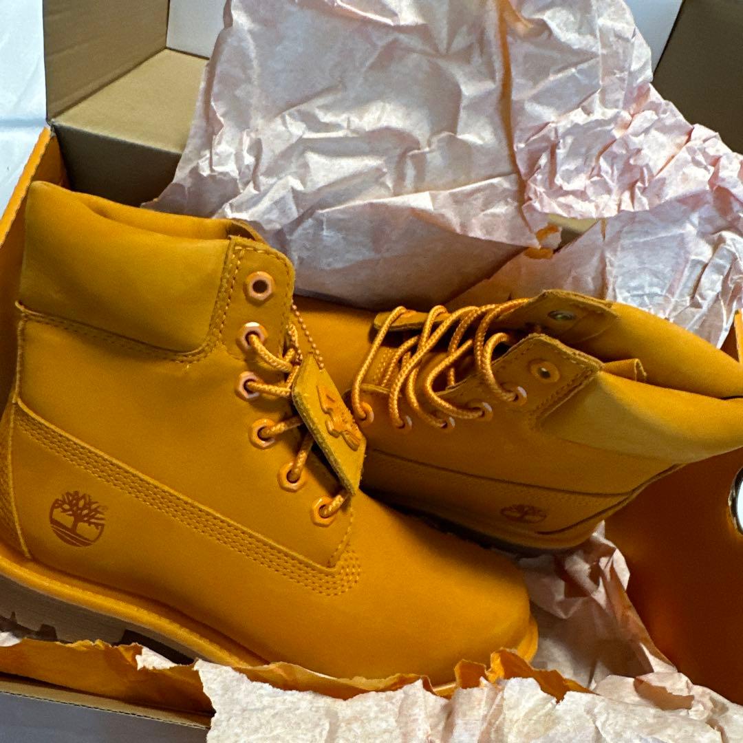 希少　50th 24cm ティンバーランド　プレミアム 6インチ イエロー